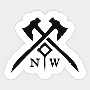 New World logo Sticker